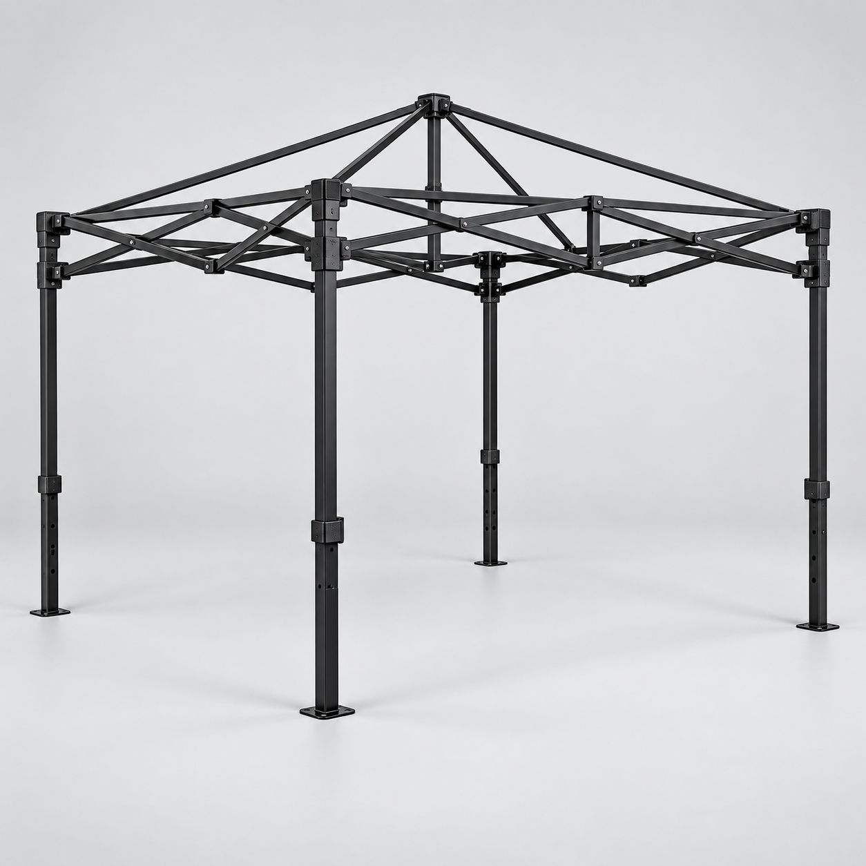 Premium 10' � 10' Aluminum Canopy Frame � Black