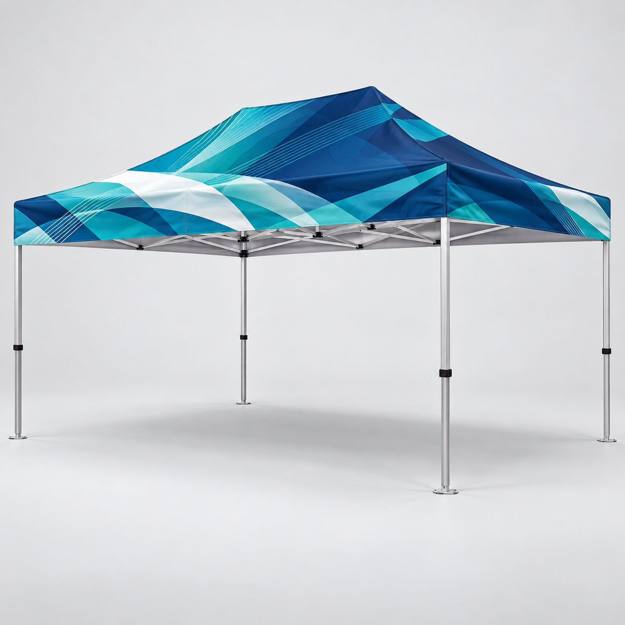 Custom 10' � 15' Premium Canopy Kit � Silver Frame