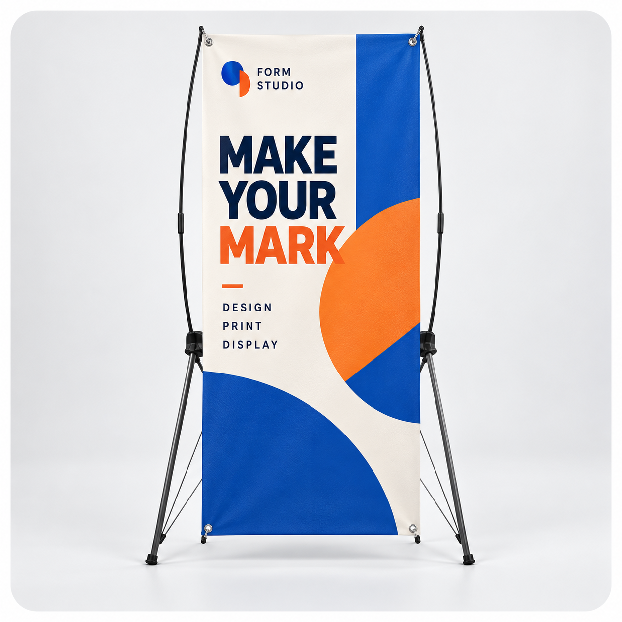 Custom X-Stand Banner Display