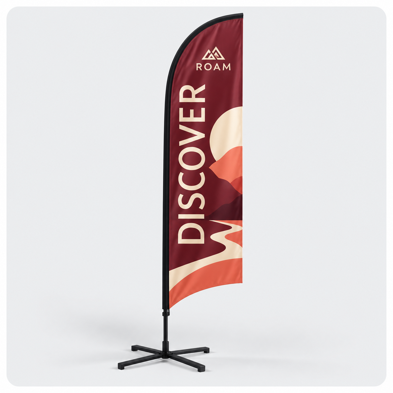 Premium Custom Concave Feather Flag