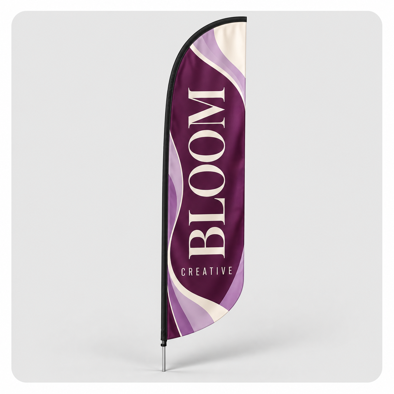 Premium Custom Convex Feather Flag