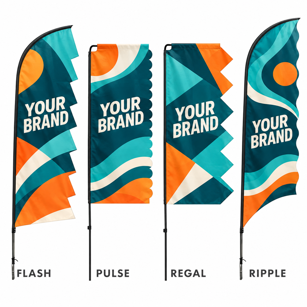 3D Festival & Event Flags