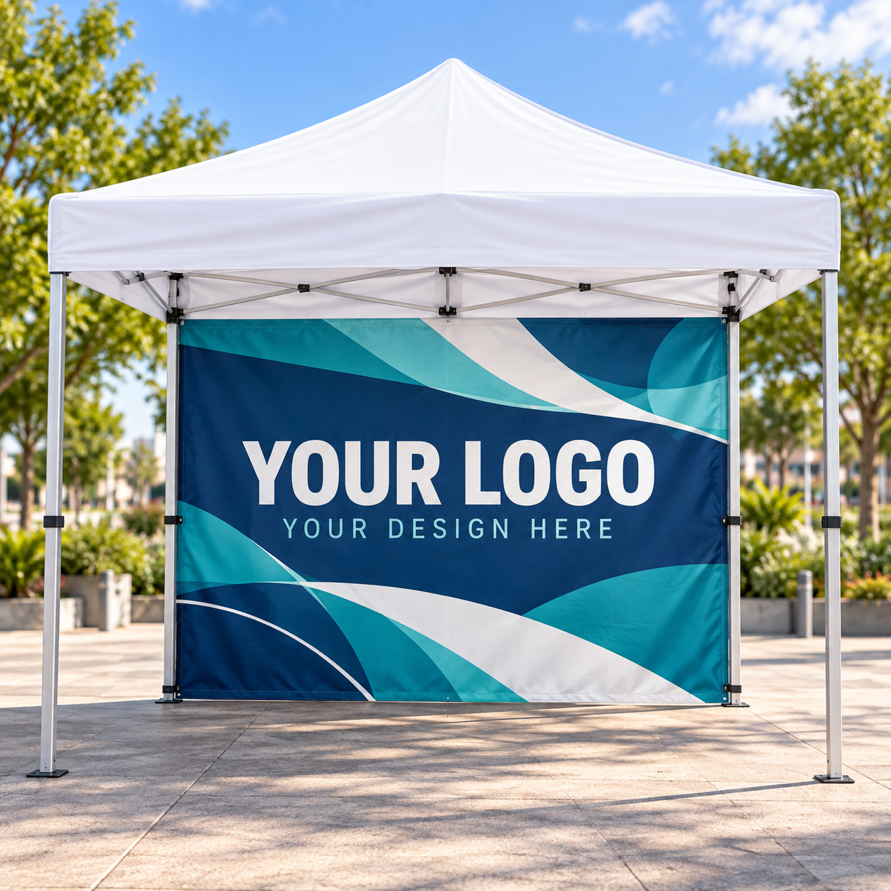 Custom 10' Canopy Full Wall