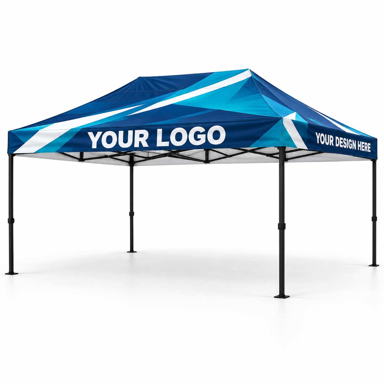 Custom 10' � 15' Premium Canopy Kit � Black Frame